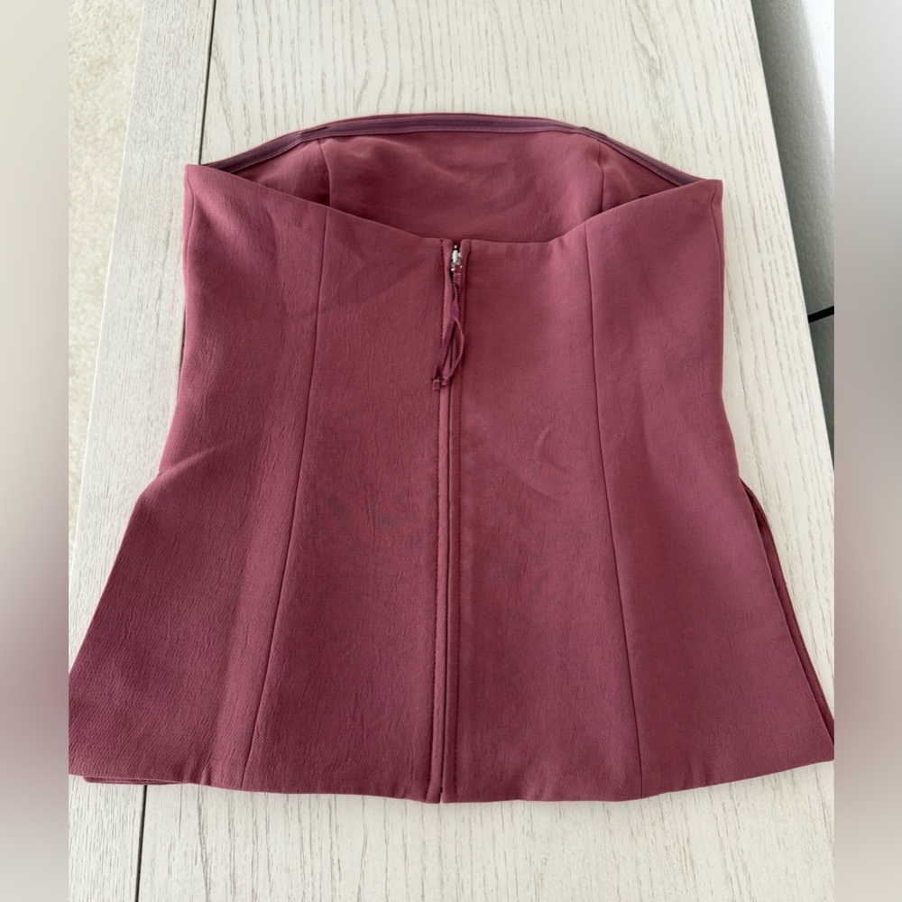 NWT Aritzia Wilfred Posh Tube Top Size 2 - Picture 8 of 10